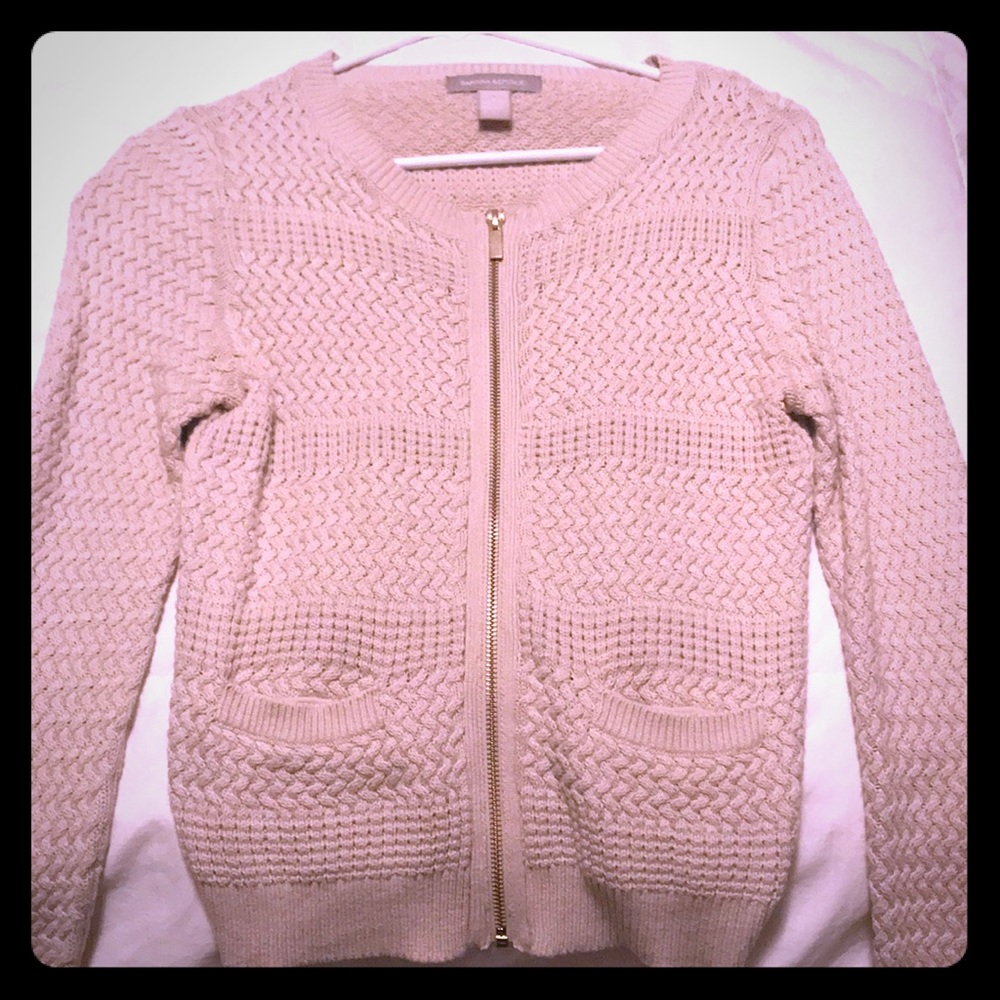Banana Republic zip cardigan